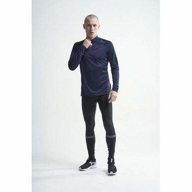 Skipully Craft Men Eaze LS Half Zip Tee Blaze | Etrias.nl